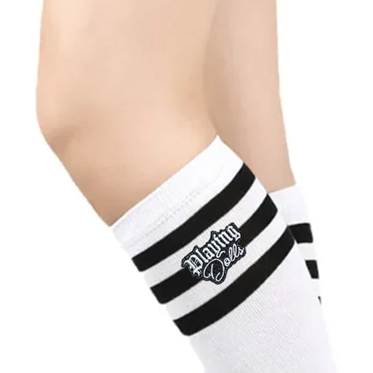 Playing Dolls Knee-High Socks